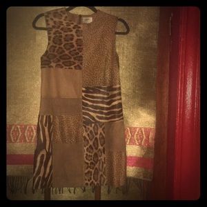 Michael Kors Collection Leather Dress